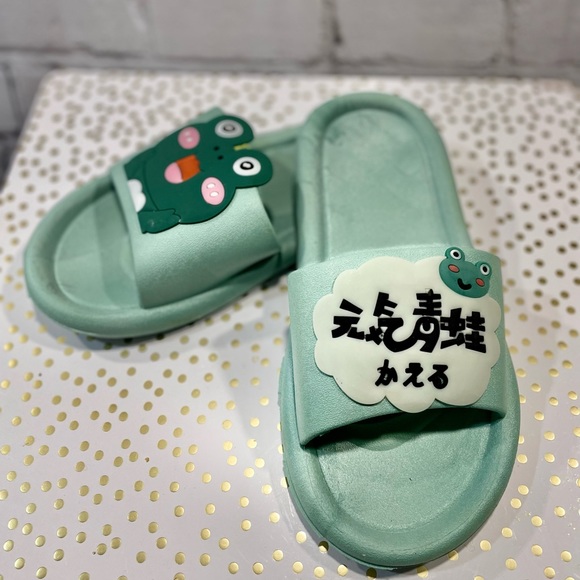 NWT frog Flip flop little Kids Size 1.5(8’inch) anti-slip confortable Beach. - Picture 8 of 17